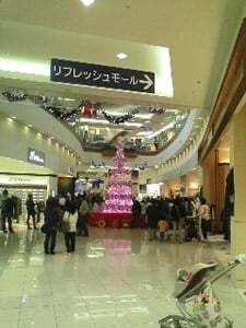イオン大垣のクリスマスツリー