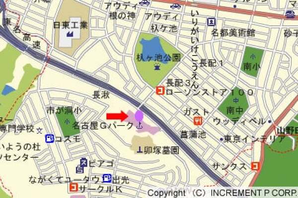 カネスエ長久手卯塚店の地図