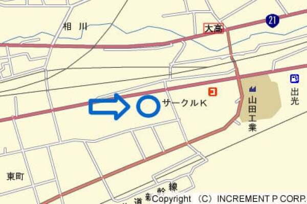 ゲンキー関ヶ原店の地図