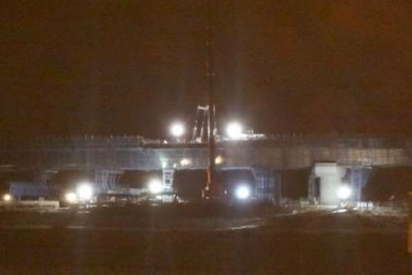 平成２２年度東海環状大谷川高架橋鋼上部工事の写真