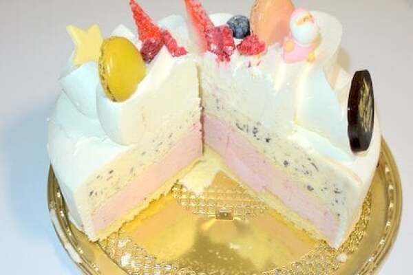 シャトレーゼのアイスケーキの写真
