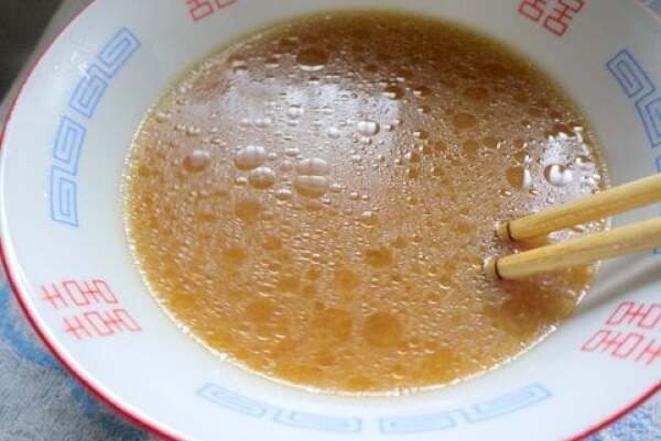 味噌バターコーンのスープの写真