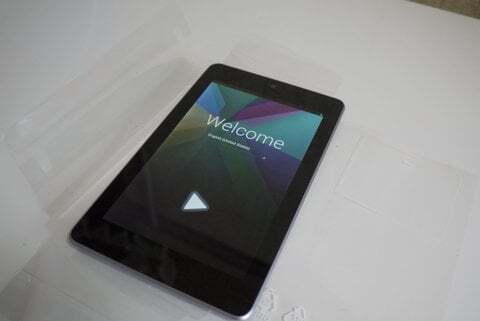 Nexus 7の初期設定の写真