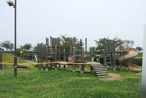 平田公園の遊具の写真