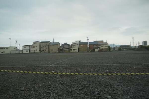 バロー富士見台店予定地の基礎工事準備の写真