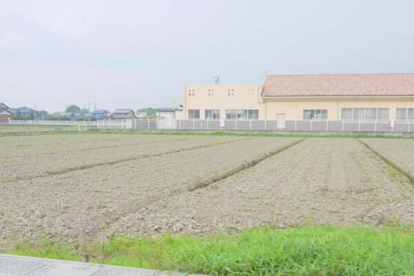 2013年大垣ひまわり畑予定地の写真