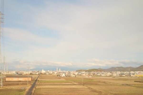 東海北陸自動車道から岐阜市方面の写真