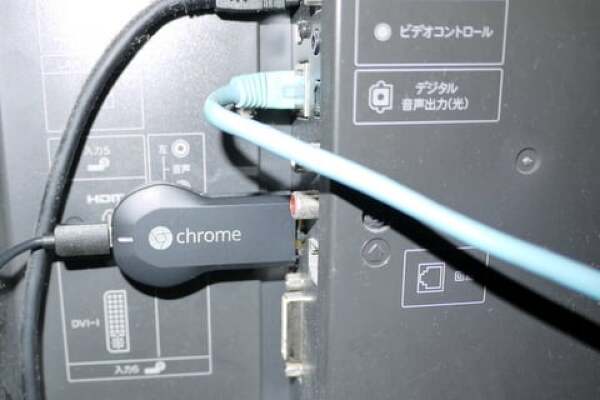 Chromecastの接続の写真
