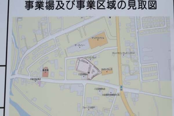 ゲンキー垂井中央店の出店地図の写真