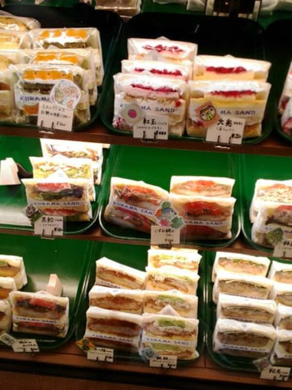 鞍馬サンド鈴鹿店のサンドイッチの写真