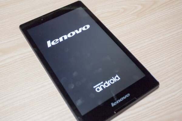 Lenovo Tab2 A8の起動の写真