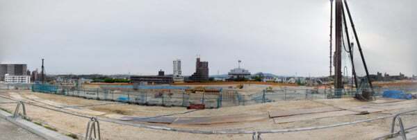 アリオ日進赤池ＳＣの工事の様子の写真