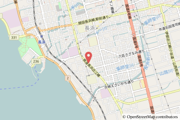 フレンドマート長浜平方店の地図