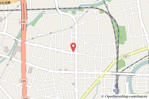 クスリのアオキ下恵土店の予定地地図の写真