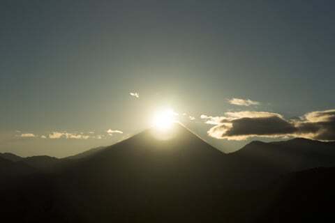ダイアモンド富士の写真