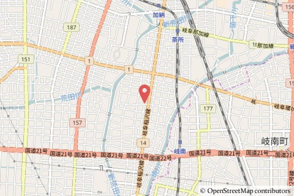 Aプライス岐阜店予定地地図の写真