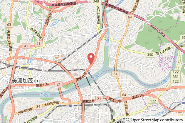 ファミリーマート美濃加茂川合店さんの地図の写真