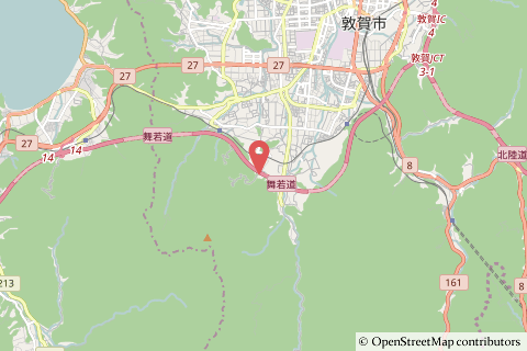 敦賀南スマートインターチェンジの地図