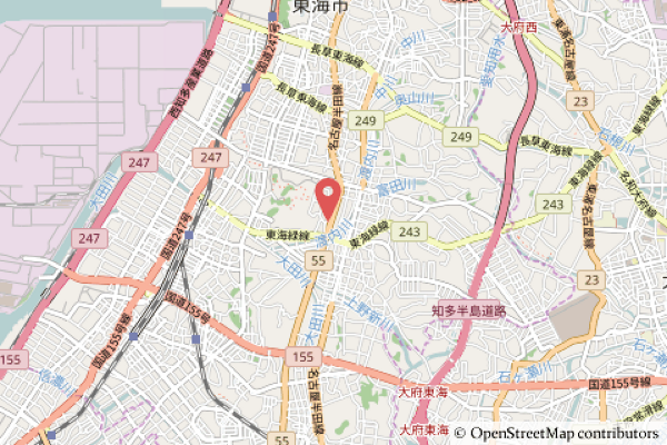 ヤマナカ東海店の地図の写真