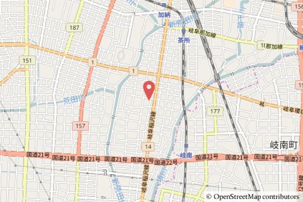 Ａ-プライス岐阜店の地図の写真