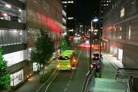 男1人で岐阜駅発の東京ディズニーランド・バス・ターミナル行きの高速夜行バスに乗っ...