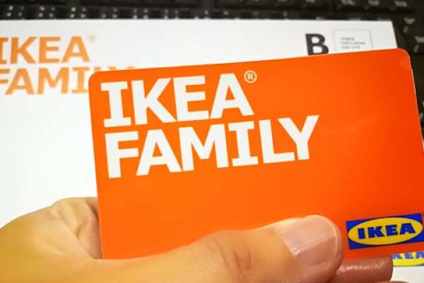 IKEAのファミリーカードの写真