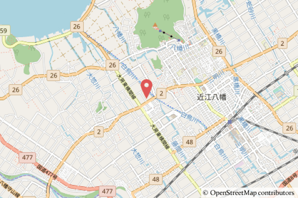 （仮称）スーパーセンタートライアル近江八幡店予定地地図の写真
