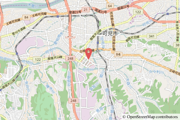 セブンイレブン可児下恵土高田店の地図の写真