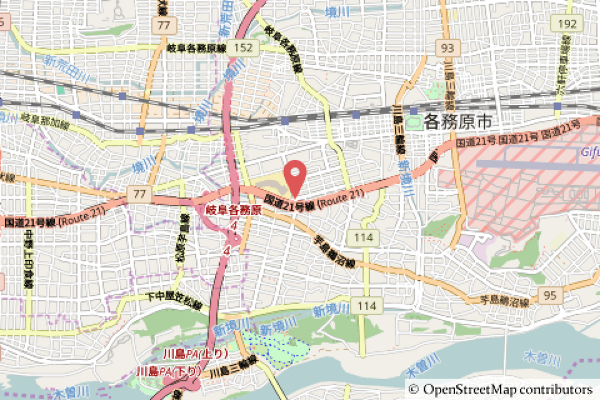 プロサイト各務原インター店の地図の写真
