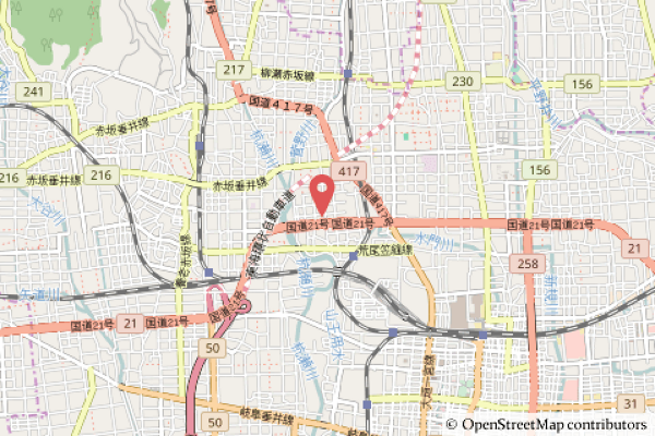 ファミリーマート大垣笠木町店の地図の写真