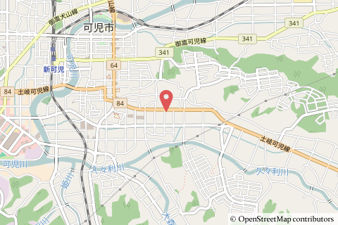 ゲンキー広見伊川店の地図の写真