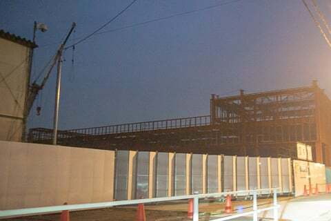 Yストア津島駅東店は11月完成予定で工事が進行中です
