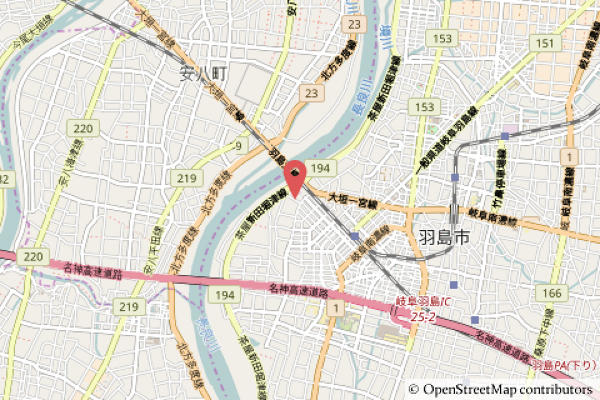 ゲンキー福寿平方店予定地の地図の写真