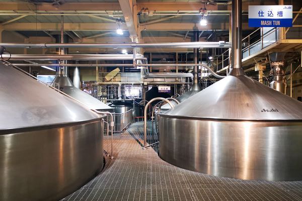 ビールの生産現場の写真