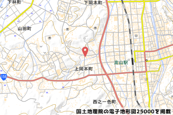 クスリのアオキ上岡本店の地図の写真