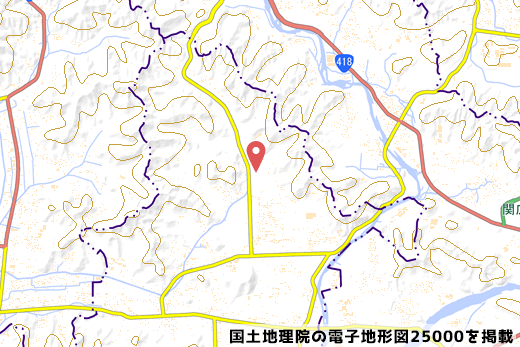 岐阜三輪PAの地図の写真