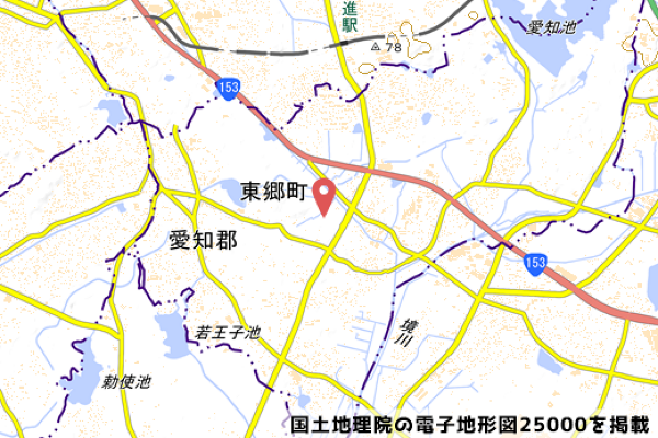ららぽーと愛知東郷の地図の写真