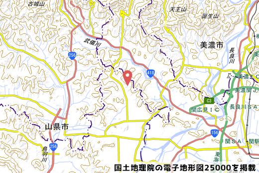 岐阜ファミリーパークの地図