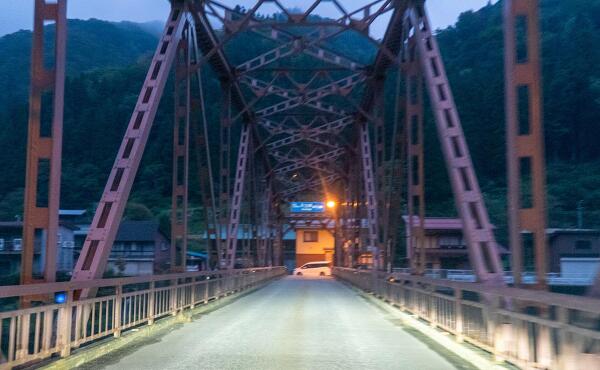 宮川の橋の写真