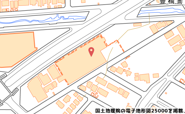 ドミー飯村店の地図の写真