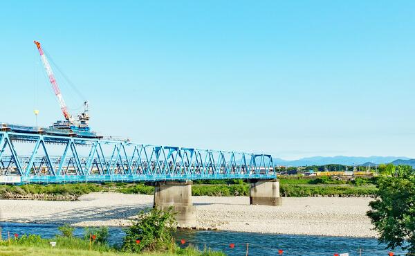 川島大橋の写真