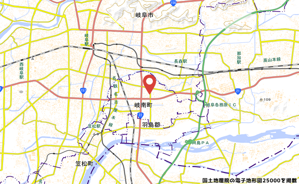 ファミリーマート岐南町三宅店の地図の写真
