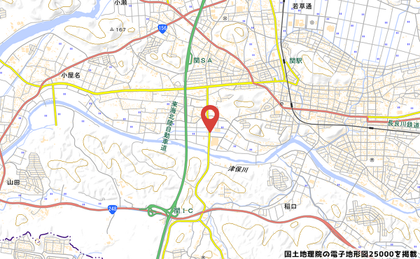 関マーゴ シネマ館の地図の写真