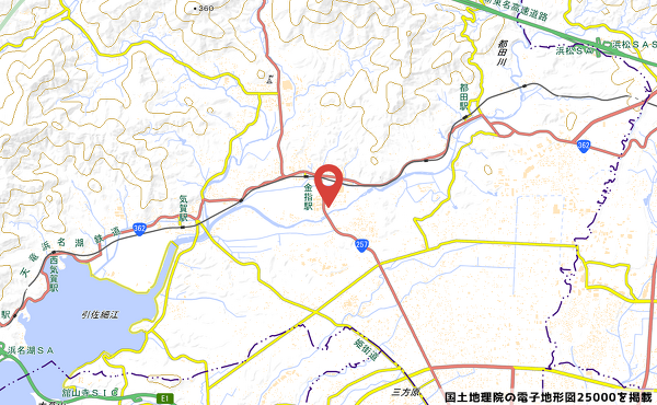 浜松ベル21の地図の写真