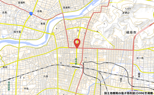 柳ケ瀬グラッスル35の地図の写真