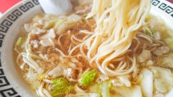 岐阜タンメンの麺の写真