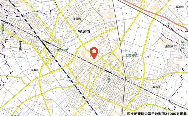 三井ショッピングパーク ららぽーと安城の地図の写真