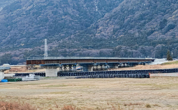 (仮称)橋爪大橋の様子の写真