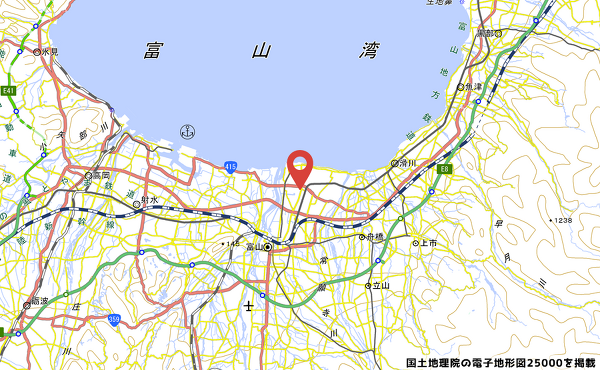 大広田ショッピングセンターの地図の写真