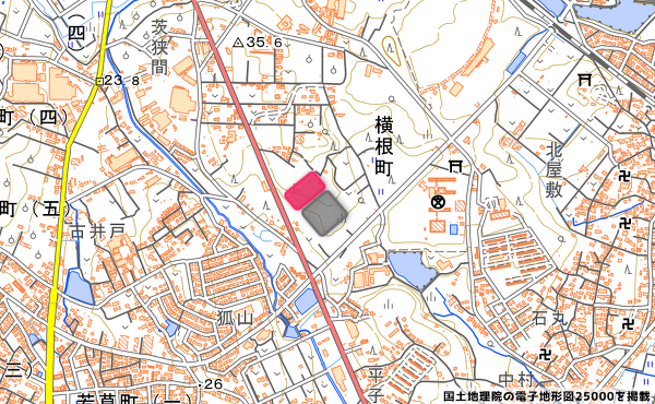 マックスバリュ大府横根店の配置地図の写真
